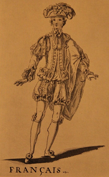 Театральный костюм француза, 18 век. Автор Бокэ