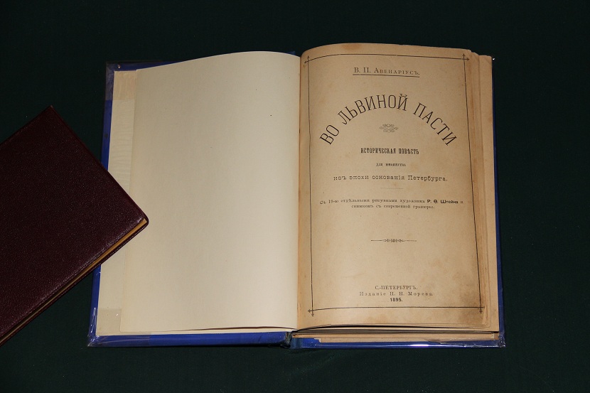 Антикварная книга "В львиной пасти". 1895 г. (2)