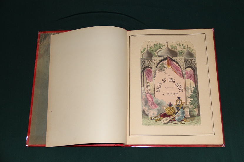 Антикварная книга Les mille et une nuits racontees a bebe. 1909 г. (2)