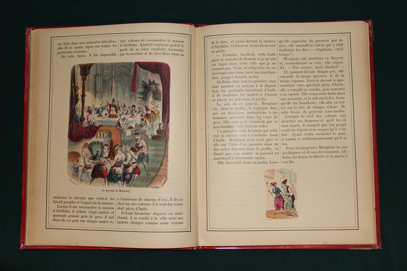 Антикварная книга Les mille et une nuits racontees a bebe. 1909 г. (4)