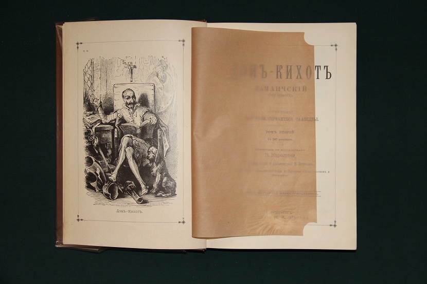 Антикварная книга "Дон-Кихот Ламанчский", 1893 г. (8)