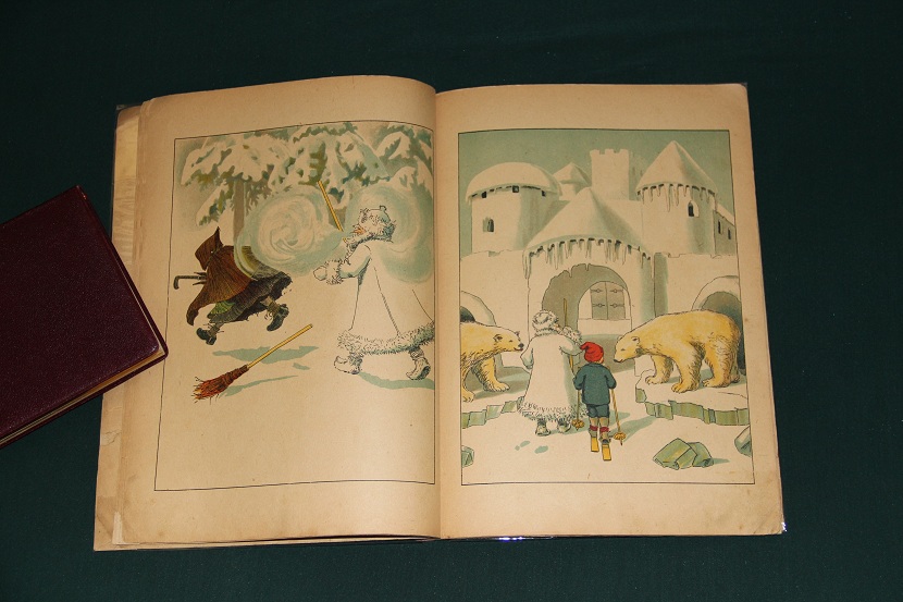 Антикварная детская книга "Тося на лыжах". Изд. Кнебель 1911 г. (3)