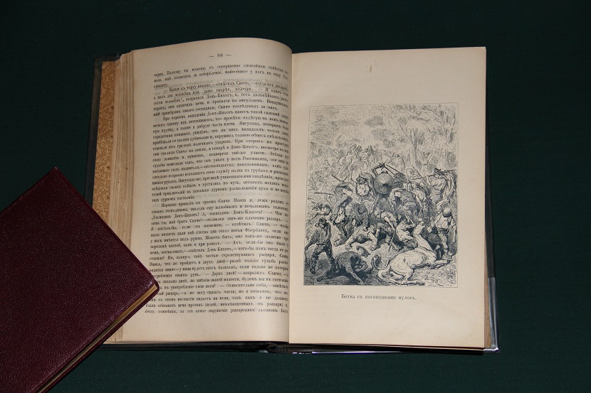 Антикварная книга "Славный рыцарь Дон-Кихот ламанчский". 1895 г. (4)