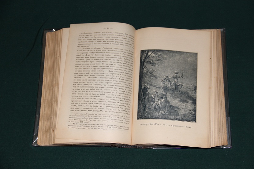 Антикварная книга "Славный рыцарь Дон-Кихот ламанчский". 1895 г. (5)