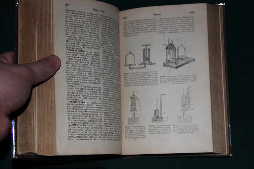 Антикварная книга "Иллюстрированный словарь общеполезных сведений". 1898 г. (4)