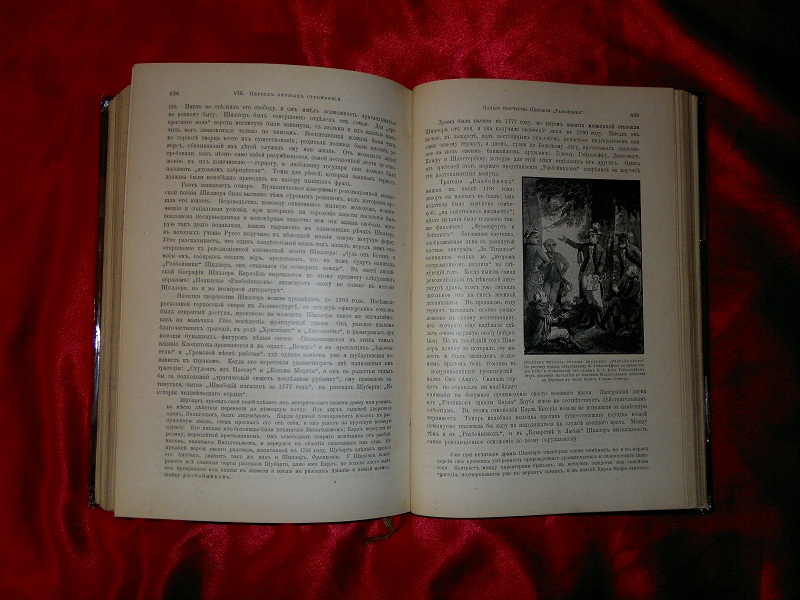 Антиквариат, книга "История немецкой литературы", М. Кох, 1901 г.