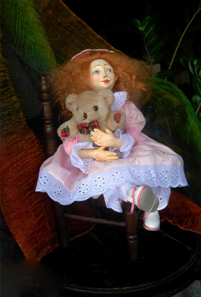 Авторская кукла ручной работы "Малышка"